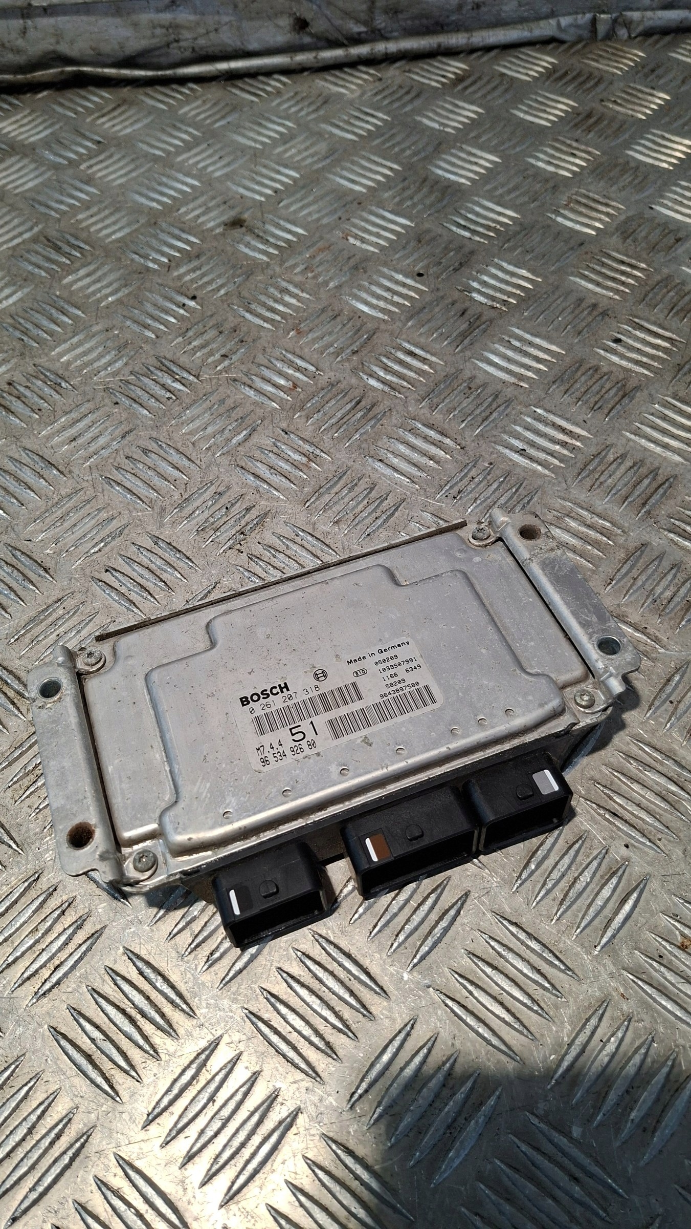 control unit of the engine CITROEN XSARA PICASSO 1.6B