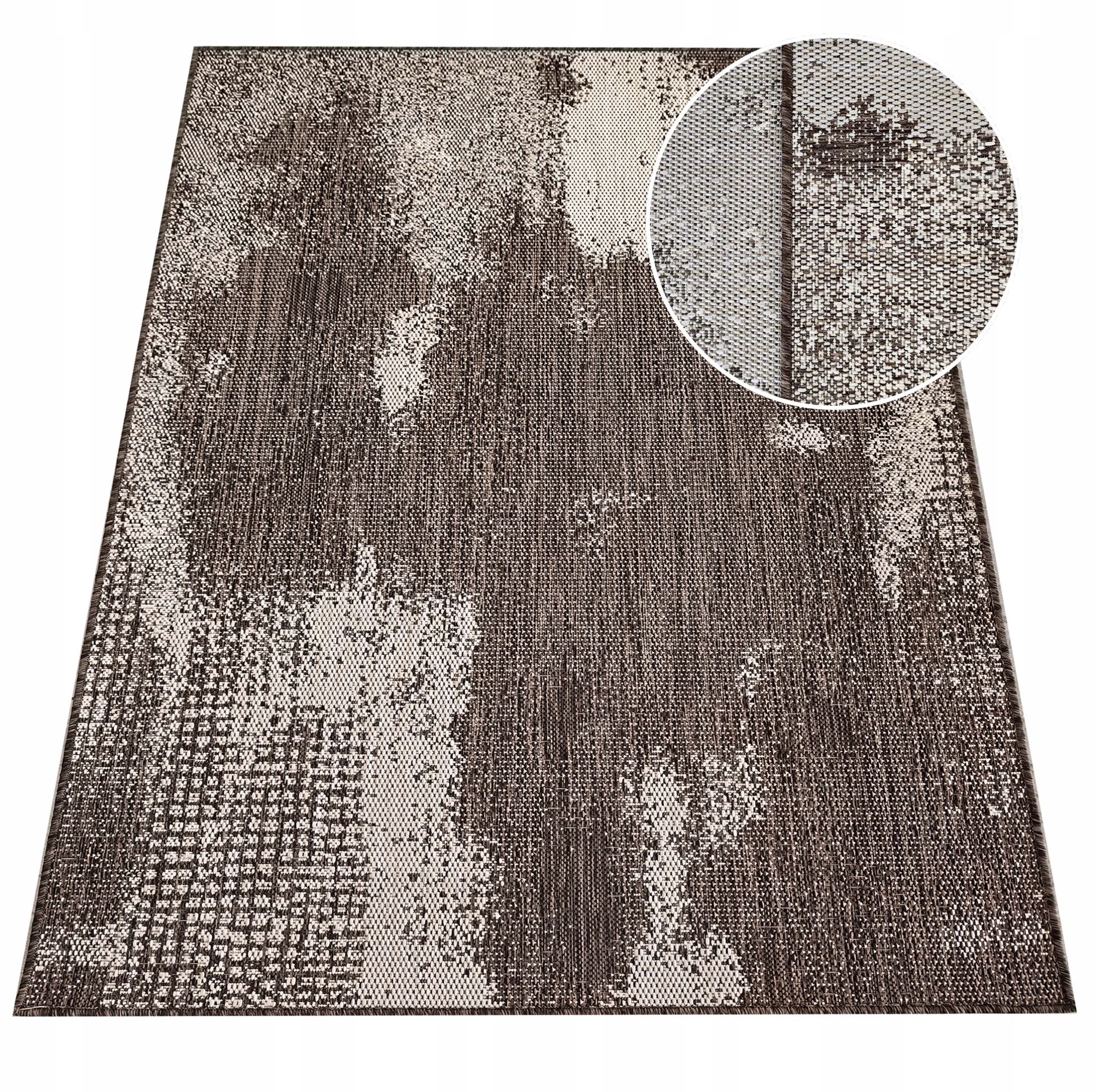 Dywan Zewnętrzny Tarasowy Ogrodowy Balkon 160x230 10 brązowy