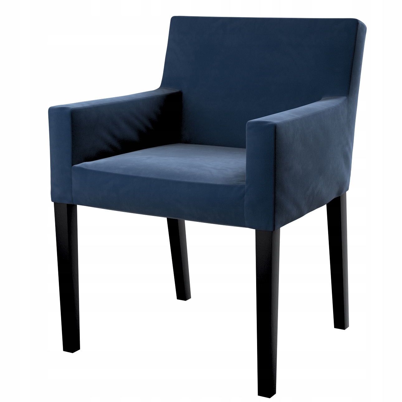 Dekoria potah na židli Nils Ikea modrý