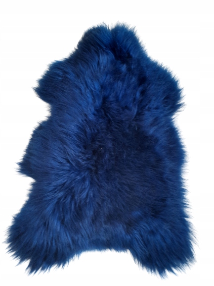 Ovčia koža Island Modrá 90-110 cm