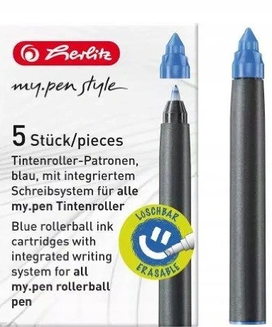 

Naboje do piór kulkowych Herlitz my.pen 5 szt