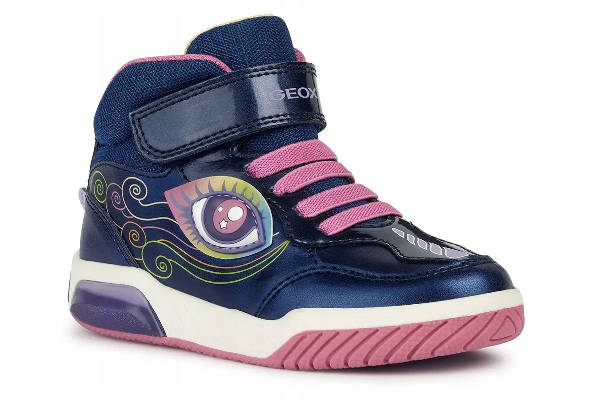 Sneakersy dziewczęce Geox J36ASB podeszwa Led r. 28