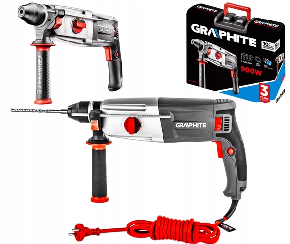 

Graphite 58G528 Młotowiertarka Sds+ 900W Walizka