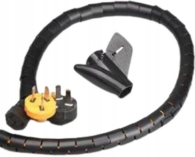 

Organizer maskownica do kabli Ø8mm x 2m z klipem