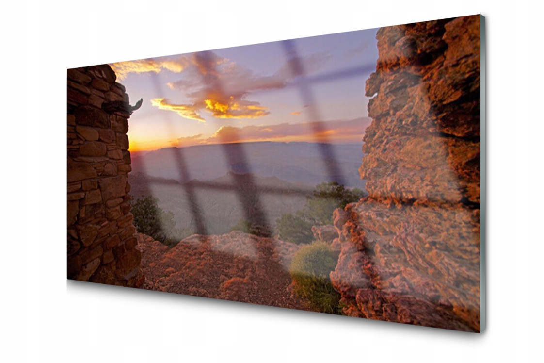

Panel szklany Płytka Skała Chmury Niebo 120x60