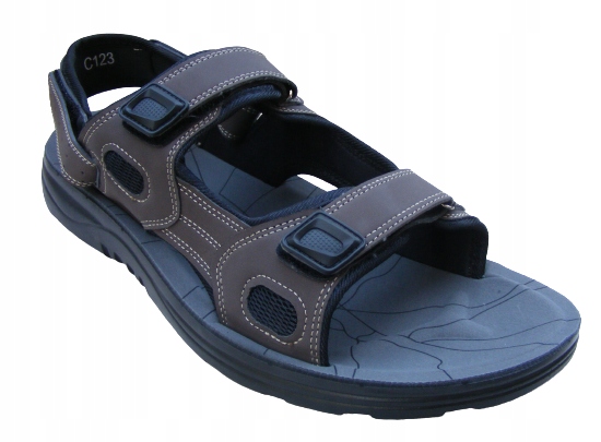 Sandály Na Suchý Zip Nazouváky vel 47 30,5 cm Nadrozměr
