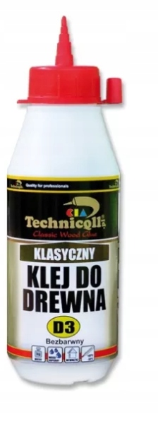 WODOODPORNY KLEJ DO DREWNA D3 TECHNICQL 0,5l R-624