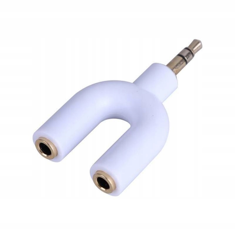

Adapter Rozdzielacz Mini Jack 3,5mm 2x Słuchawki