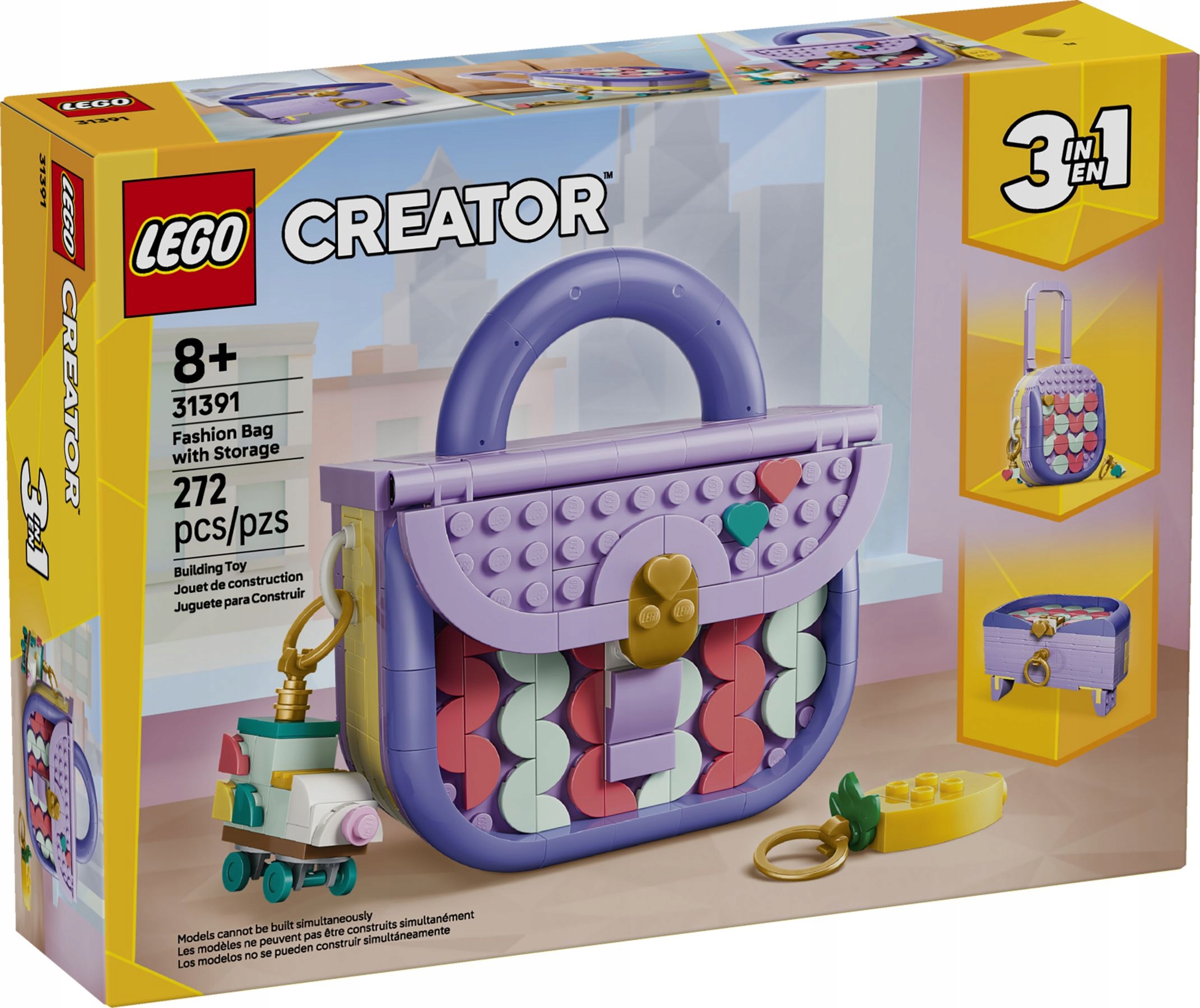 Lego Creator 31391 Módní Kabelka S Úložným Prostorem