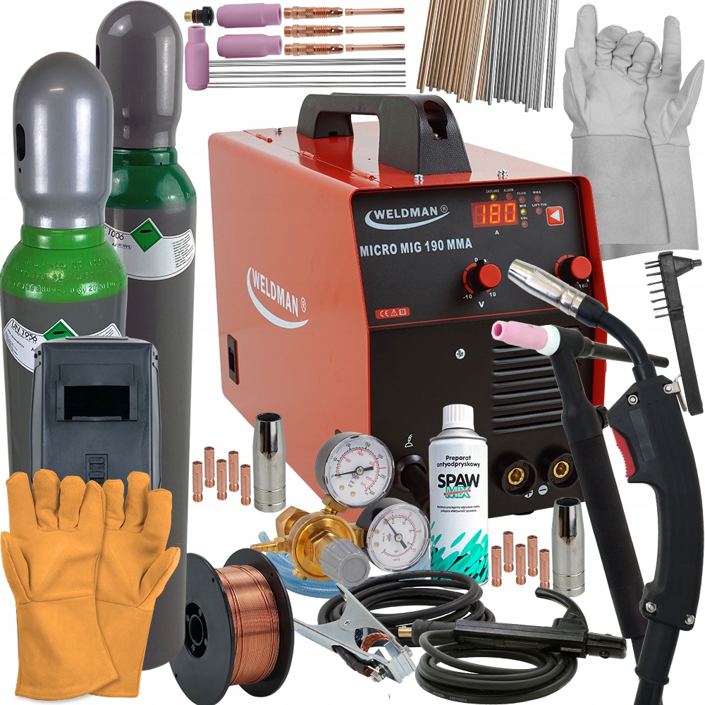 Зварювальний апарат 230V MIGOMAT MIG MAG TIG MMA IGBT 180A