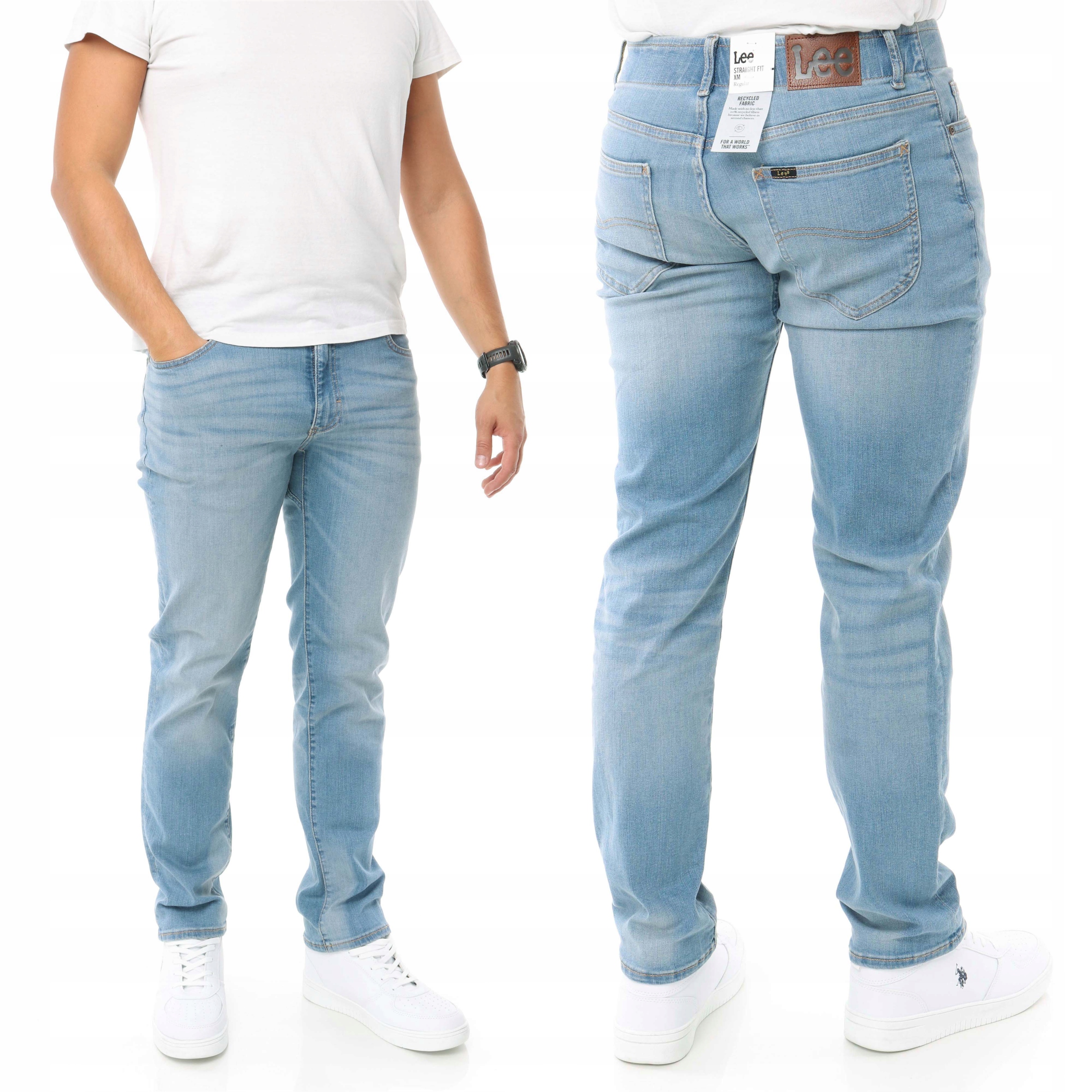 Lee Straight Fit spodnie performance jeans W33 L30