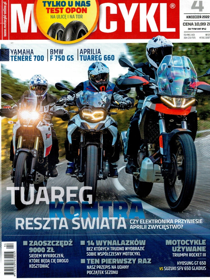 Motocykl 4/2022 BMW Yamaha