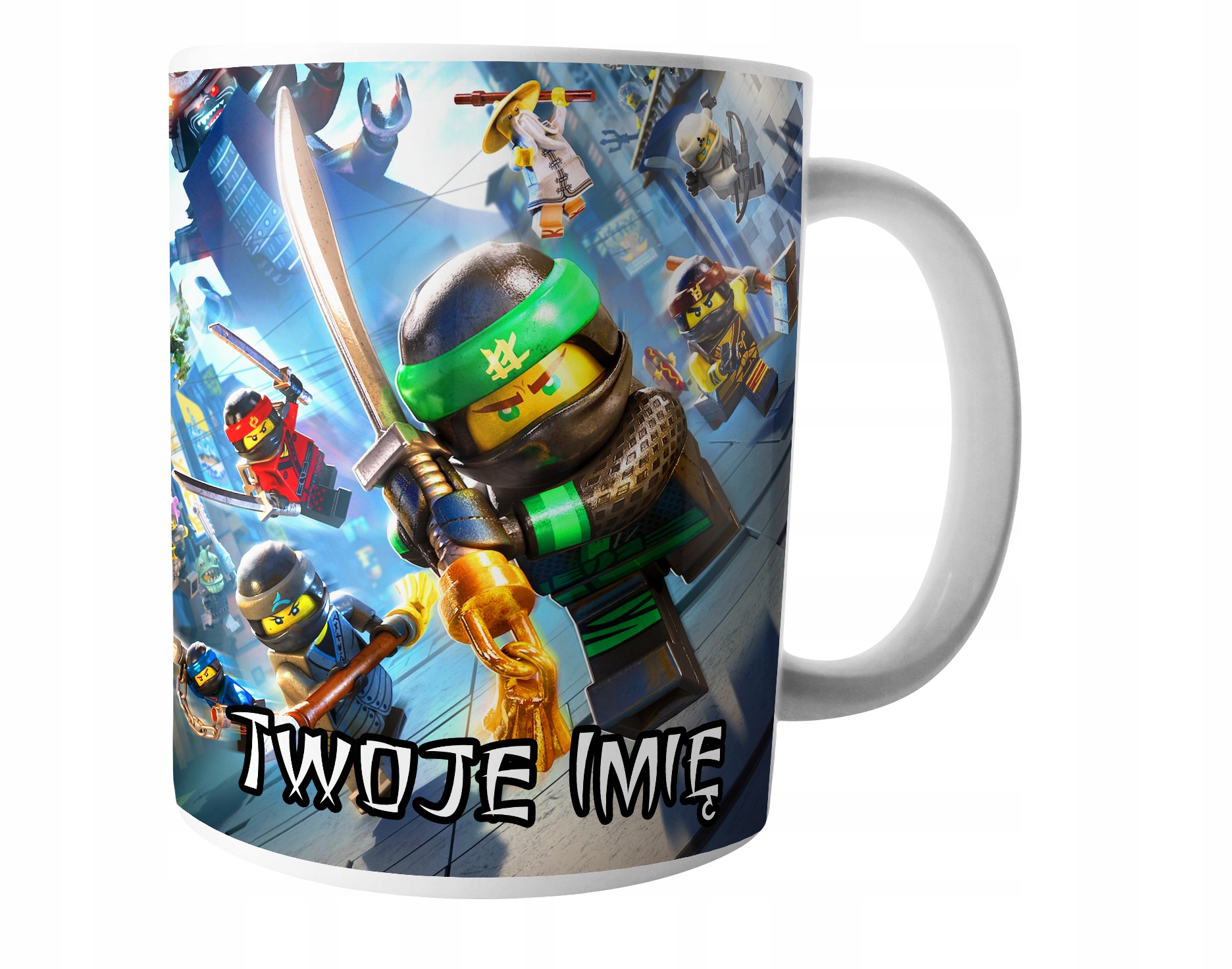 

Kubek Lego: Ninjago Spinjitzu wiele wzorów Imię