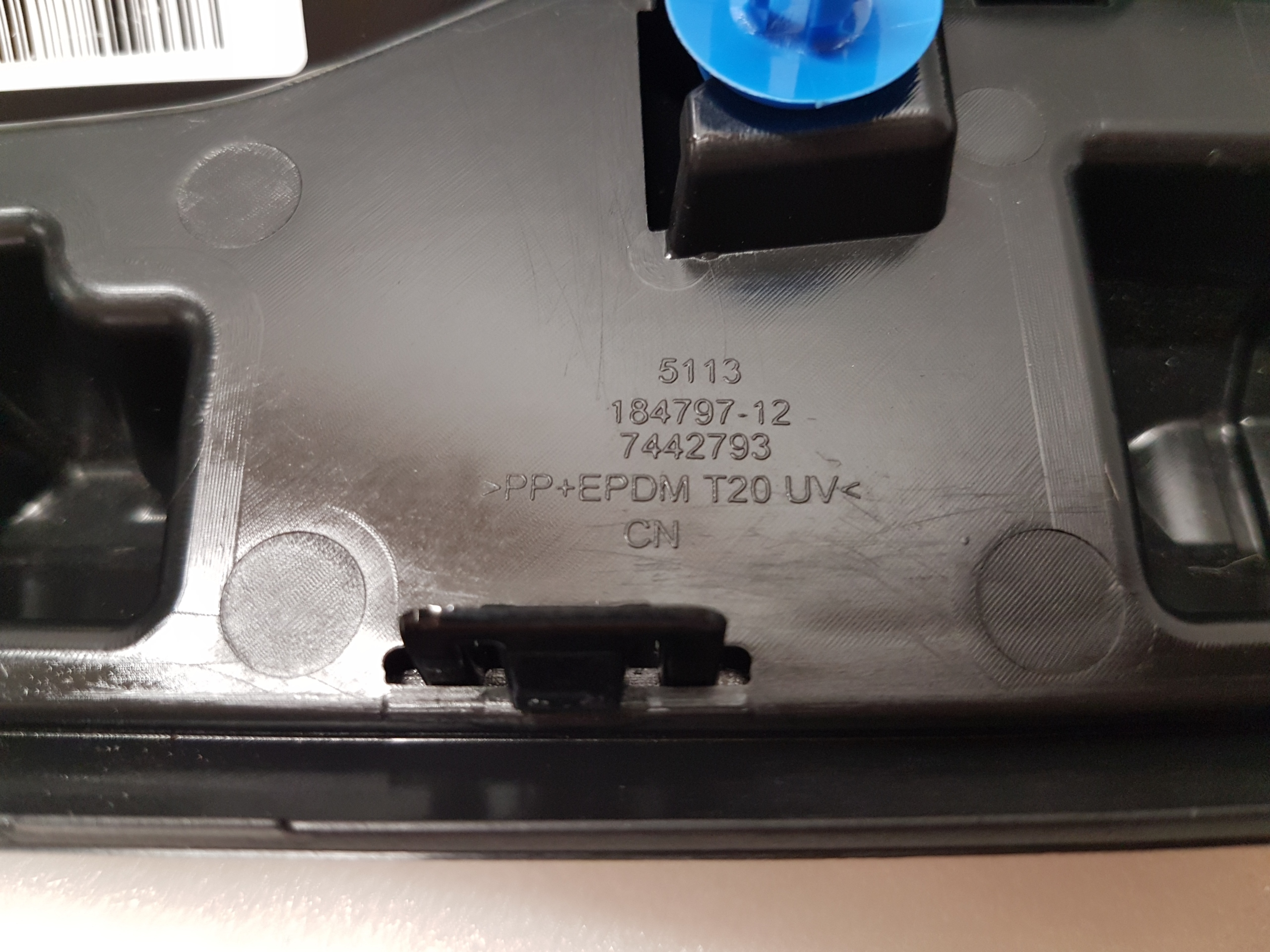 moulding door left front BMW iX3 G08 7442793