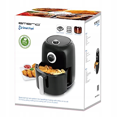 EMERIO SmartFryer Beztłuszczowa Frytkownica 3L 1450W BPA Free Cool Touch — miniatura 6