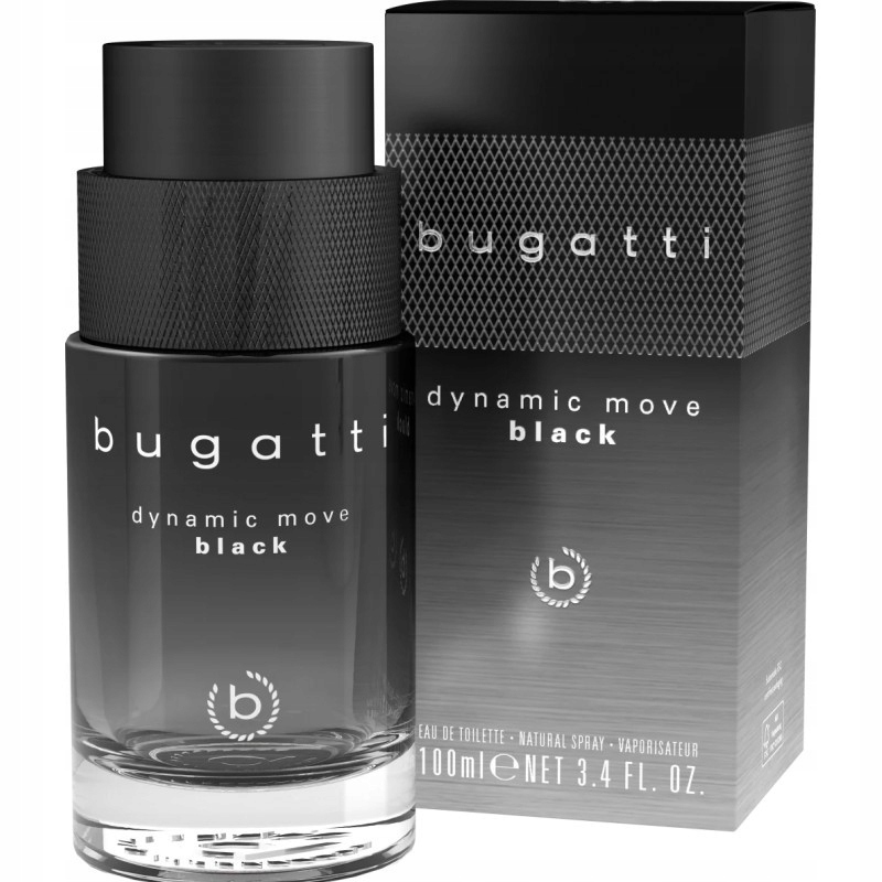 Bugatti Dynamic Move Black 100 ml toaletní voda