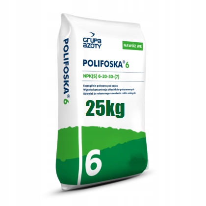 Polifoska 6 25 Kg, nawóz Polifoska 6 na trawnik, nawóz do ogrodu