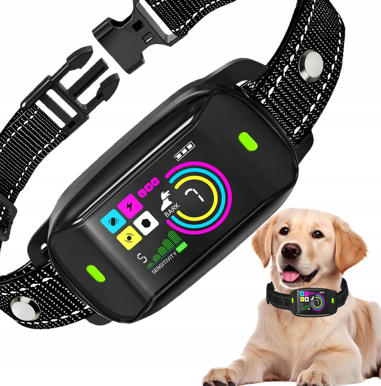Levně Elektrický Protištěkací Obojek Pro Psa 3 Úrovně, Univerzální