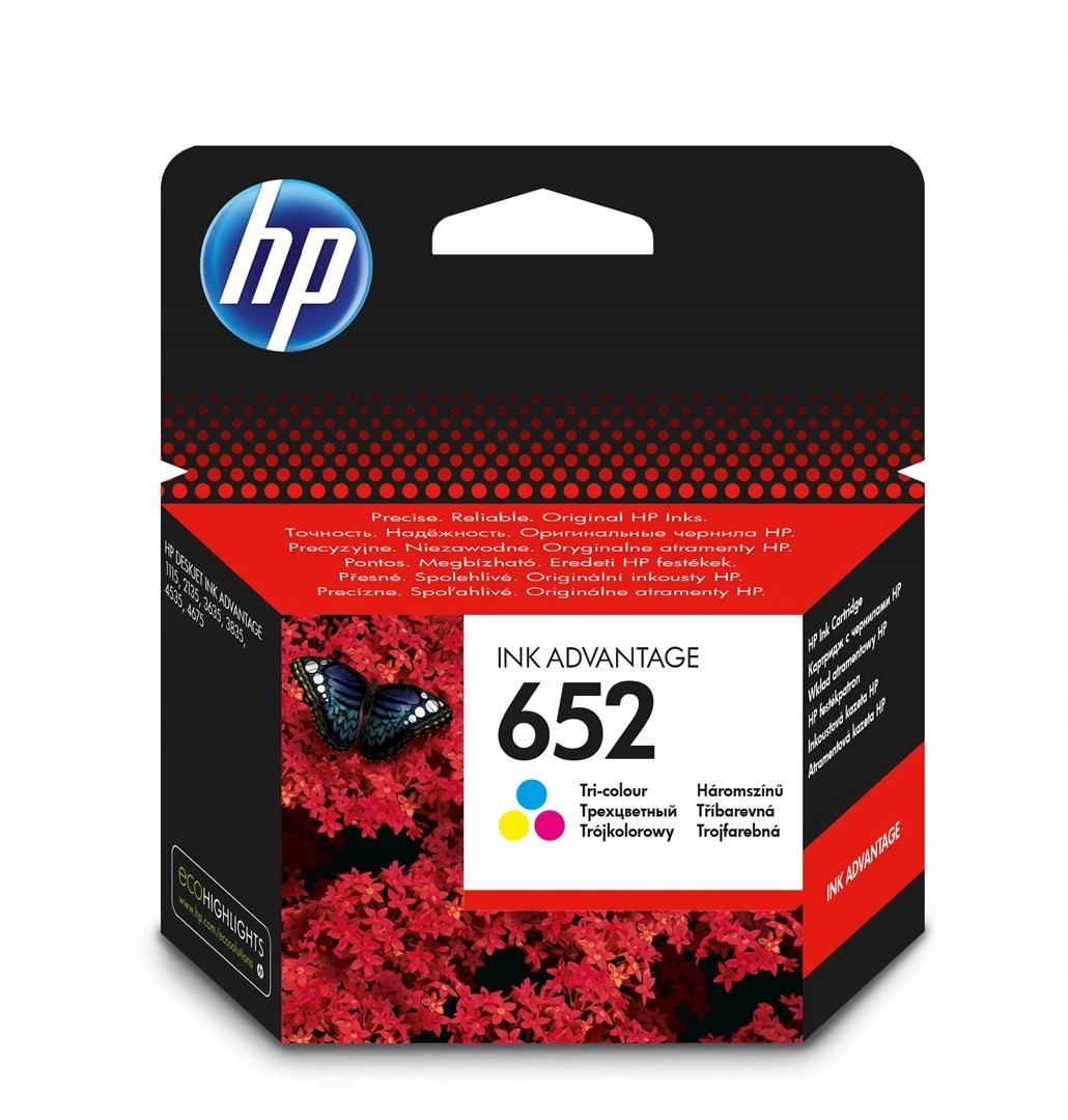 Tusz Hp kolor Hp 652, HP652 F6V24AE