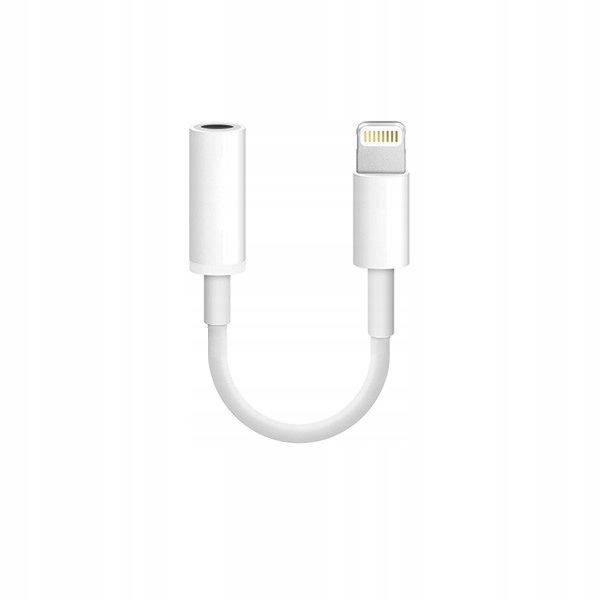 PRZEJŚCIÓWKA ADAPTER LIGHTNING MINI JACK 3,5MM KABEL DO IPHONE