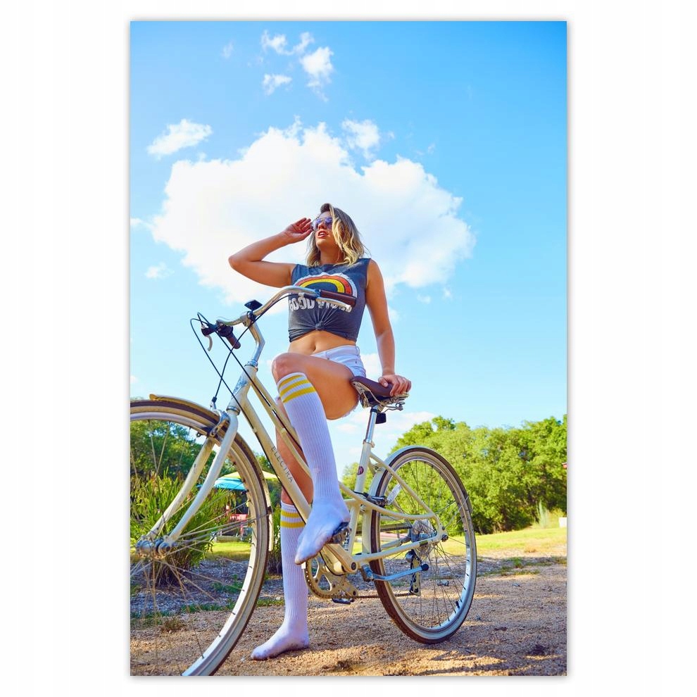 

Plakat 40x60 Laska na rowerze Rower