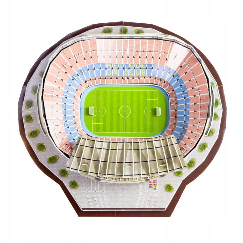 Stadion piłkarski CAMP NOU Barcelona FC Puzzle 3D 79 elementów Kod producenta B116
