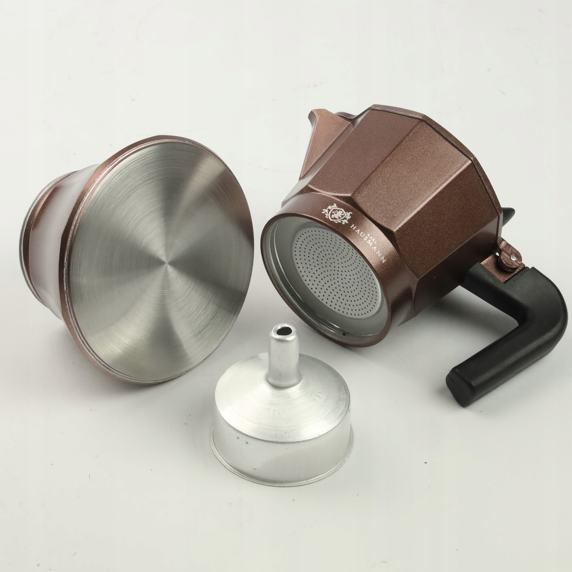 KAWIARKA ALUMINIOWA ZAPARZACZ DO KAWY KAFIETERKA WŁOSKA MOKA NA 9 KAWY