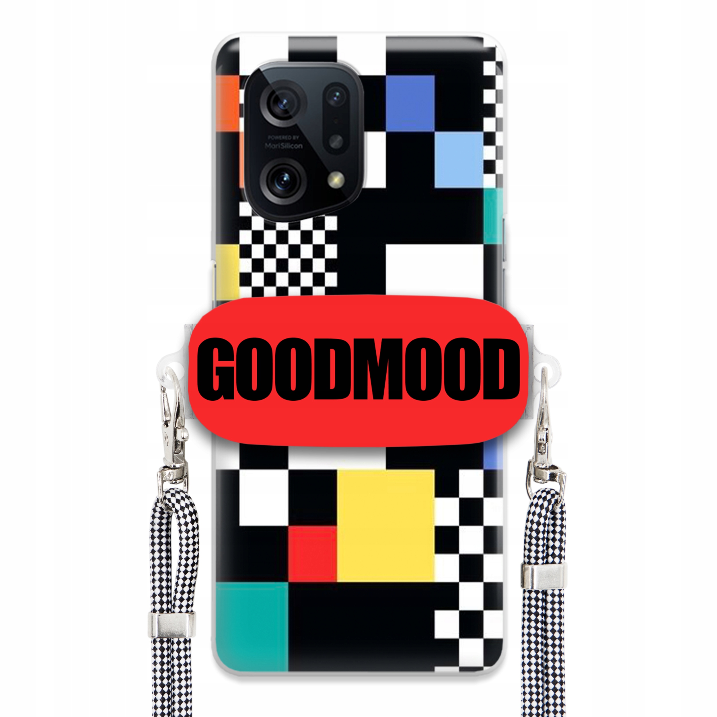 Pouzdro Pro Oppo Find X5 Case Držák Na Vodítko Zebra Telefonu Pixelart Goodmood Wz