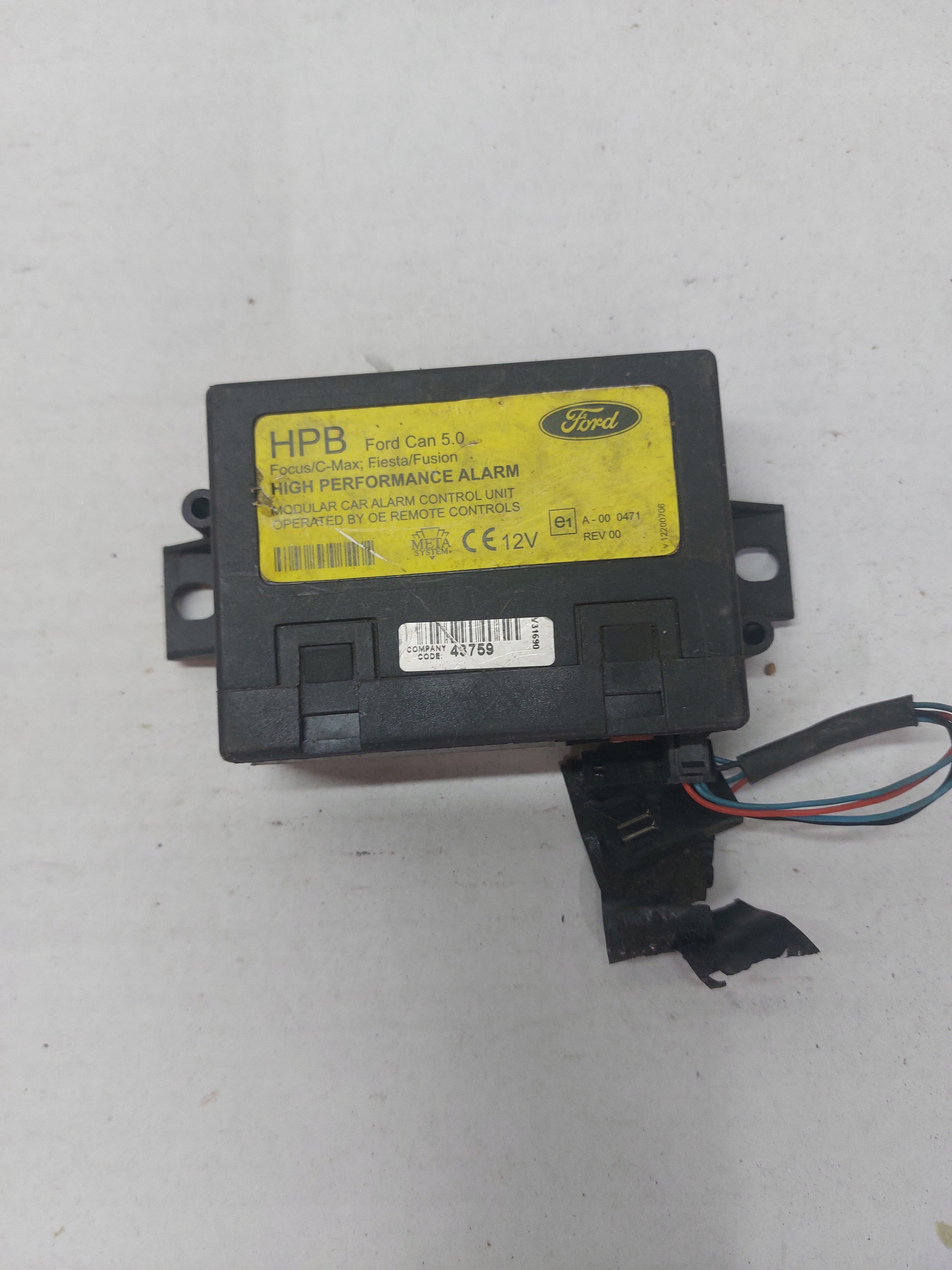 alarm module control unit CITROEN JUMPER III XG4C5701