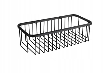 Stella koupelnový košík černý mat 16.014-B