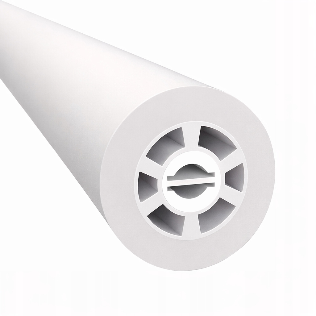 Silikonová Led trubice Flex kulatá fi40 krytka pro Led pásky 10 mm bílá