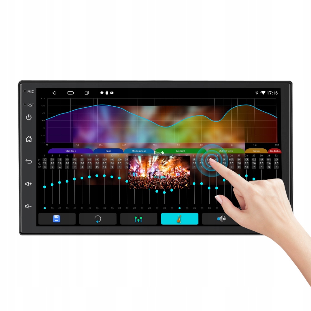 RADIO VW 2DIN CARPLAY GPS NAWIGACJA 2G+32G Model VW 7 Inch Apple Carplay / Android Auto