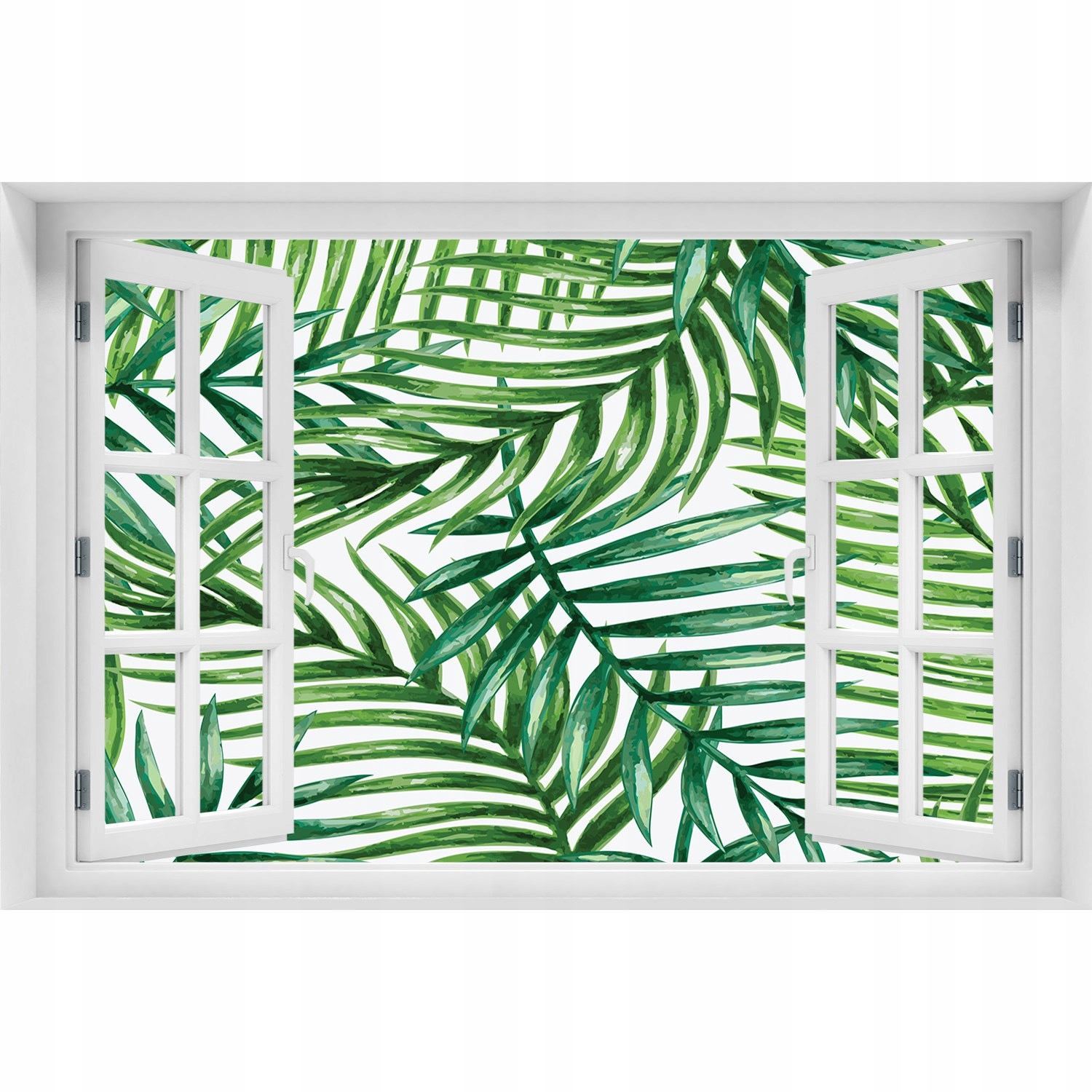 

Naklejka 3D Okno na ścianę Liście palmy 120x80