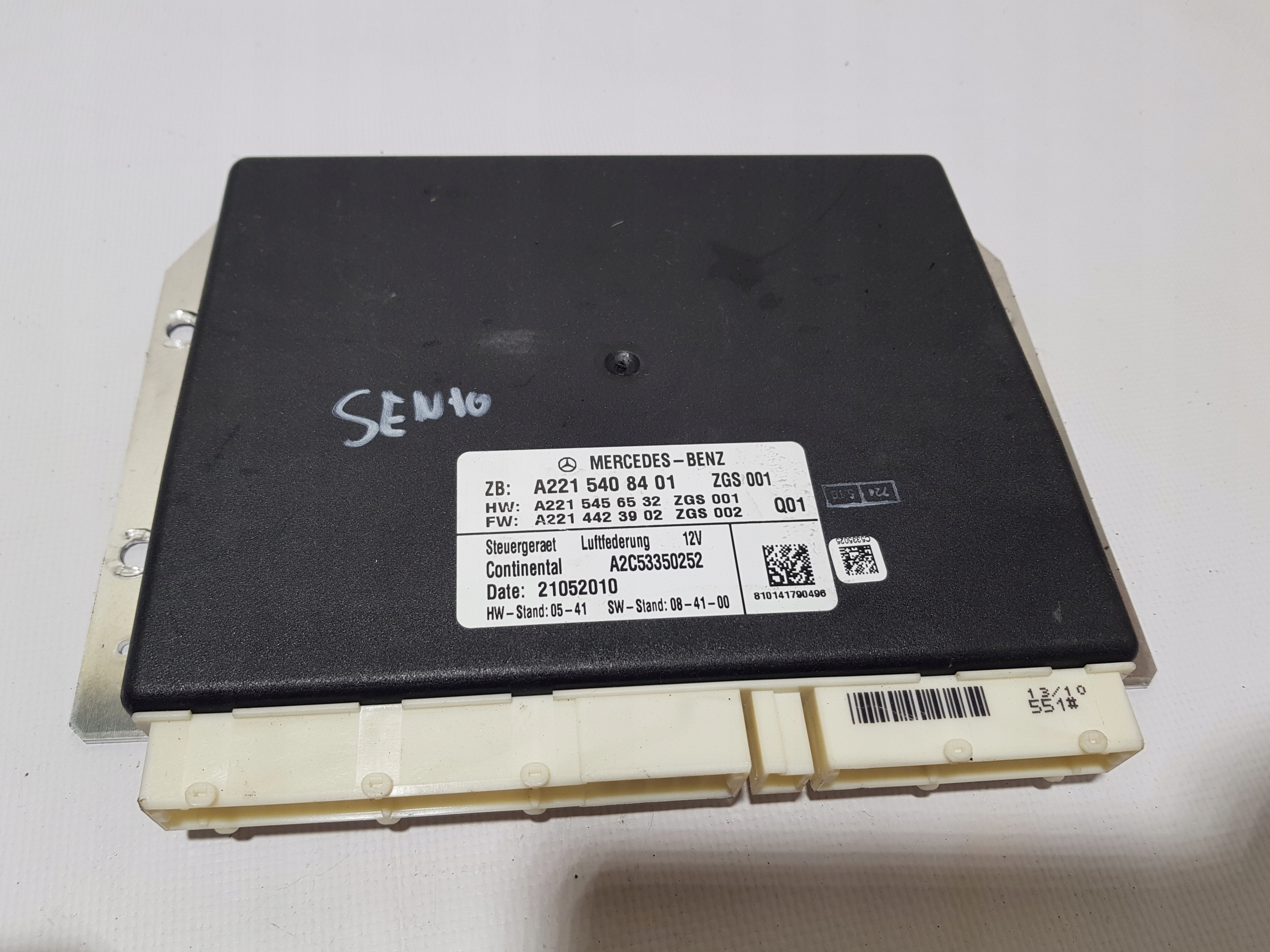 module control unit AIRMATIC springing MERCEDES W221 2215408401