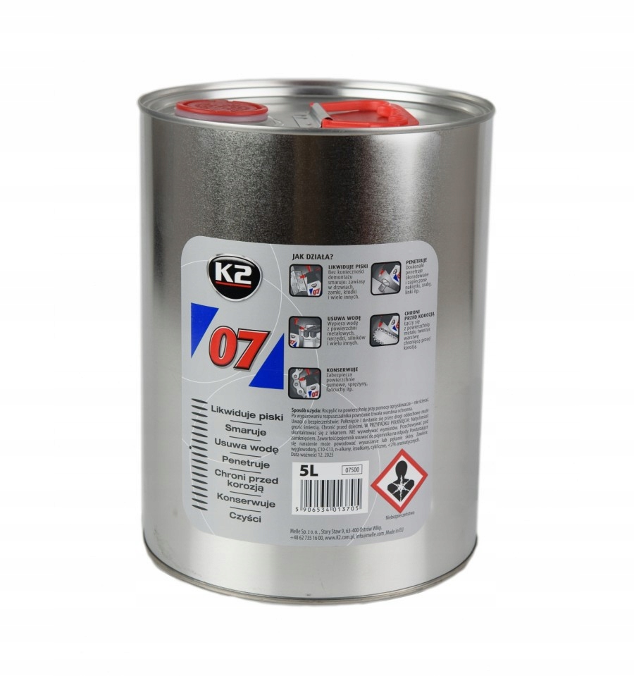 K2 07 5L пенетратор для удаления ржавчины