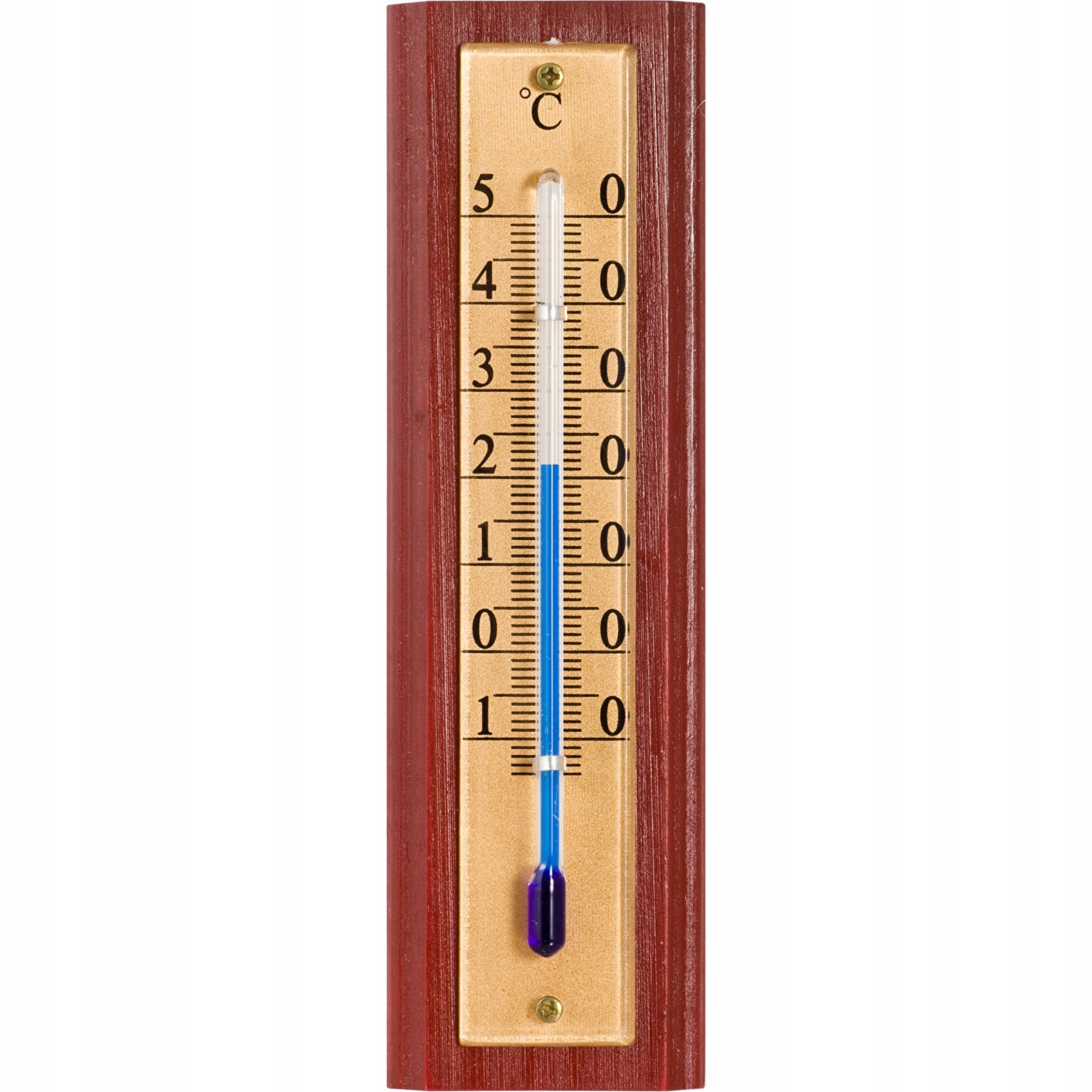 

Termometr Pokojowy Ze Złotą Skalą od -10 do +50°C