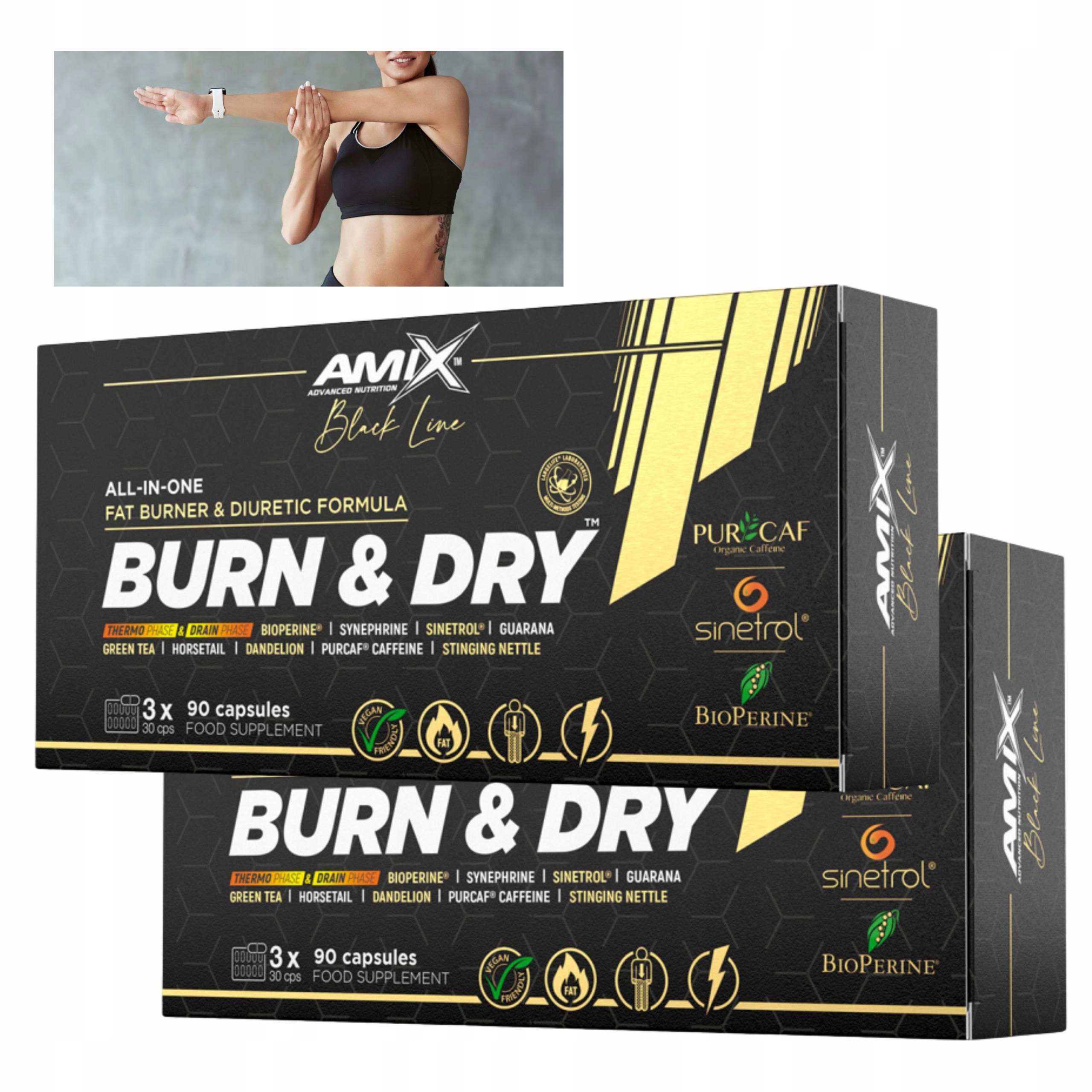 Silný Spalovač Tuků z břicha pro muže Extrakt z guarany Bioperin