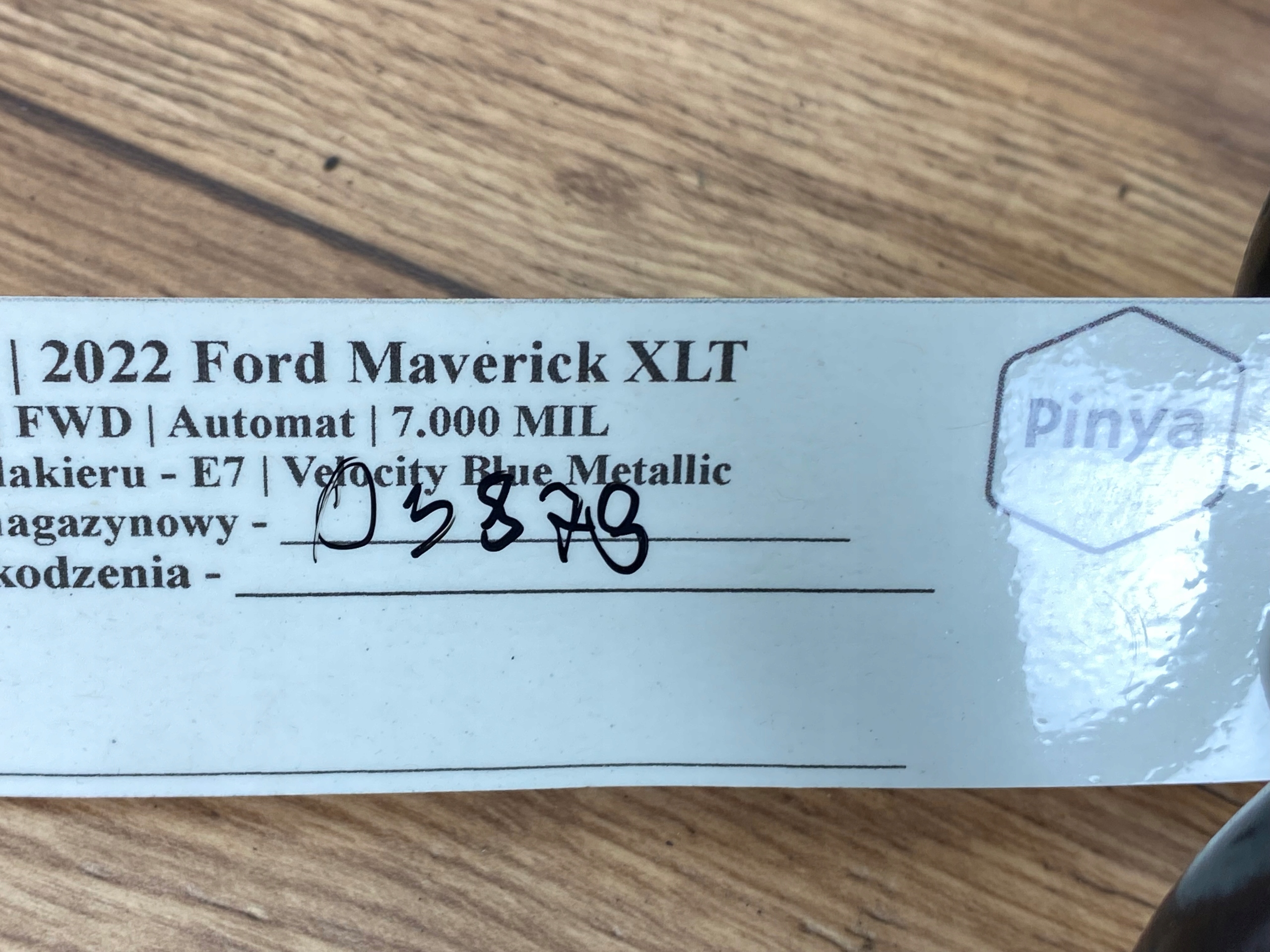spring rear part Ford Maverick 2022+ USA