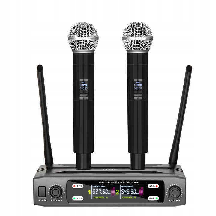 Profesionální systém bezdrátových mikrofonů Uhf – 2 kanály