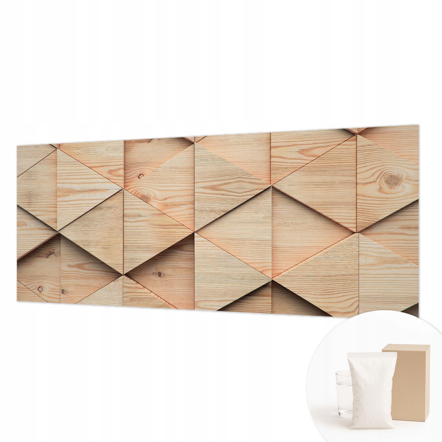 Nástěnná fototapeta Flizelinová lepidlo Dřevěná mozaika 250 x 104 cm
