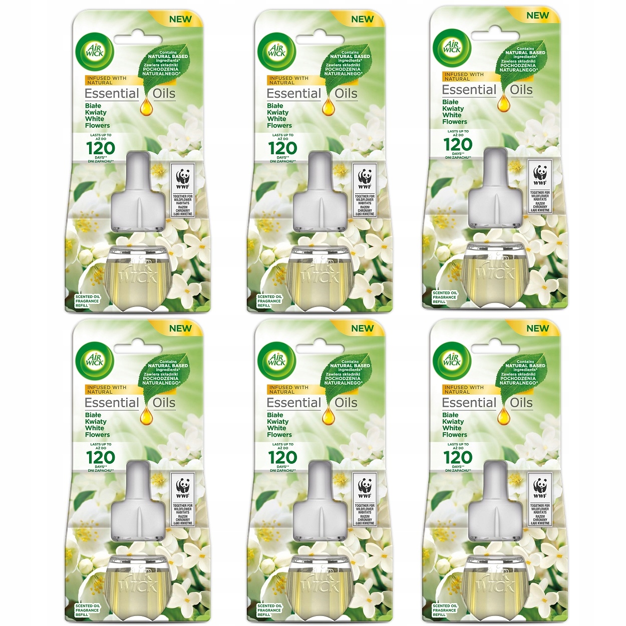 

Air Wick Odświeżacz Elek Bia Kwia 6*19ml Zapas Wkł