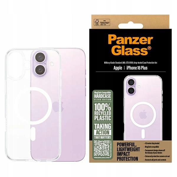 PanzerGlass HardCase iPhone 16 Plus 6.7" bílý/bílý MagSafe 1293
