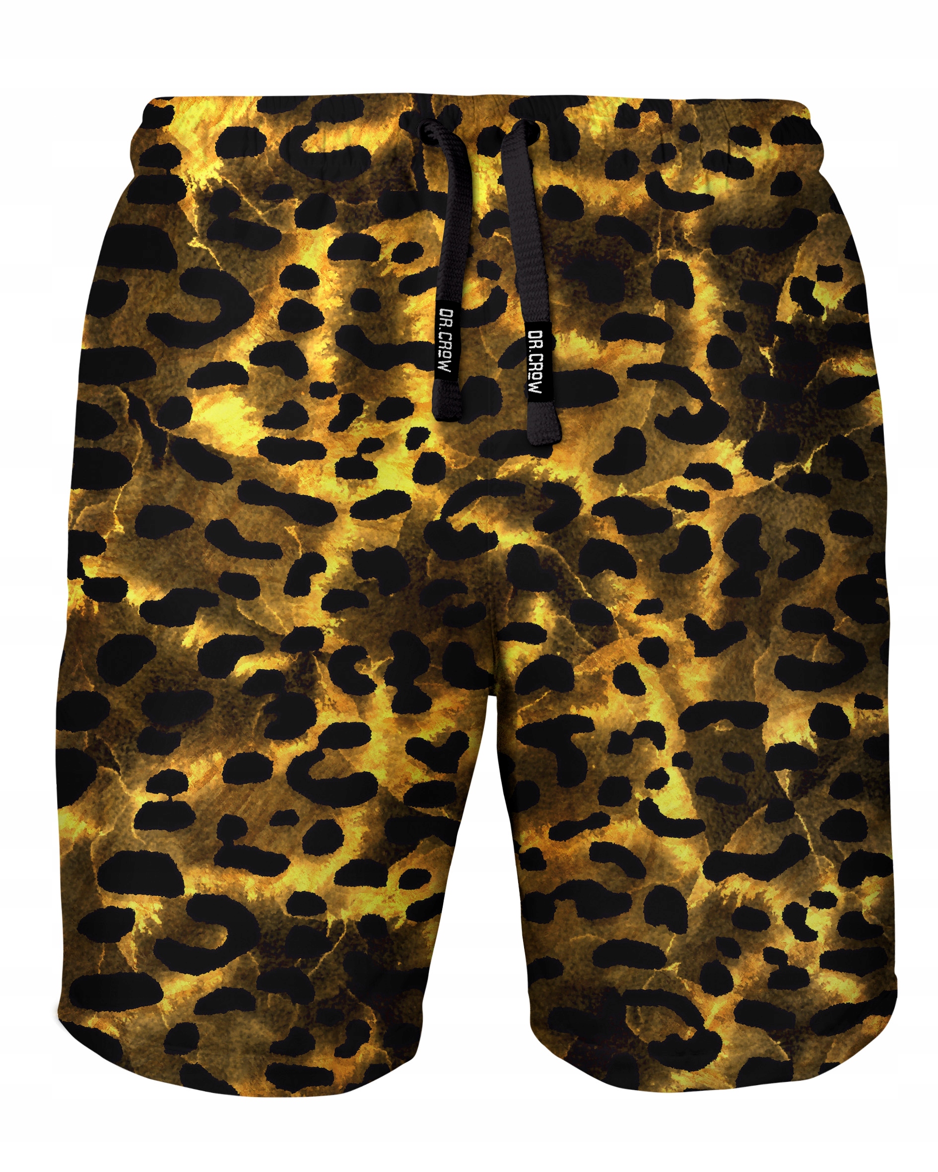 

Szorty Kąpielówki Plażowe Nadruk Gold Leopard S