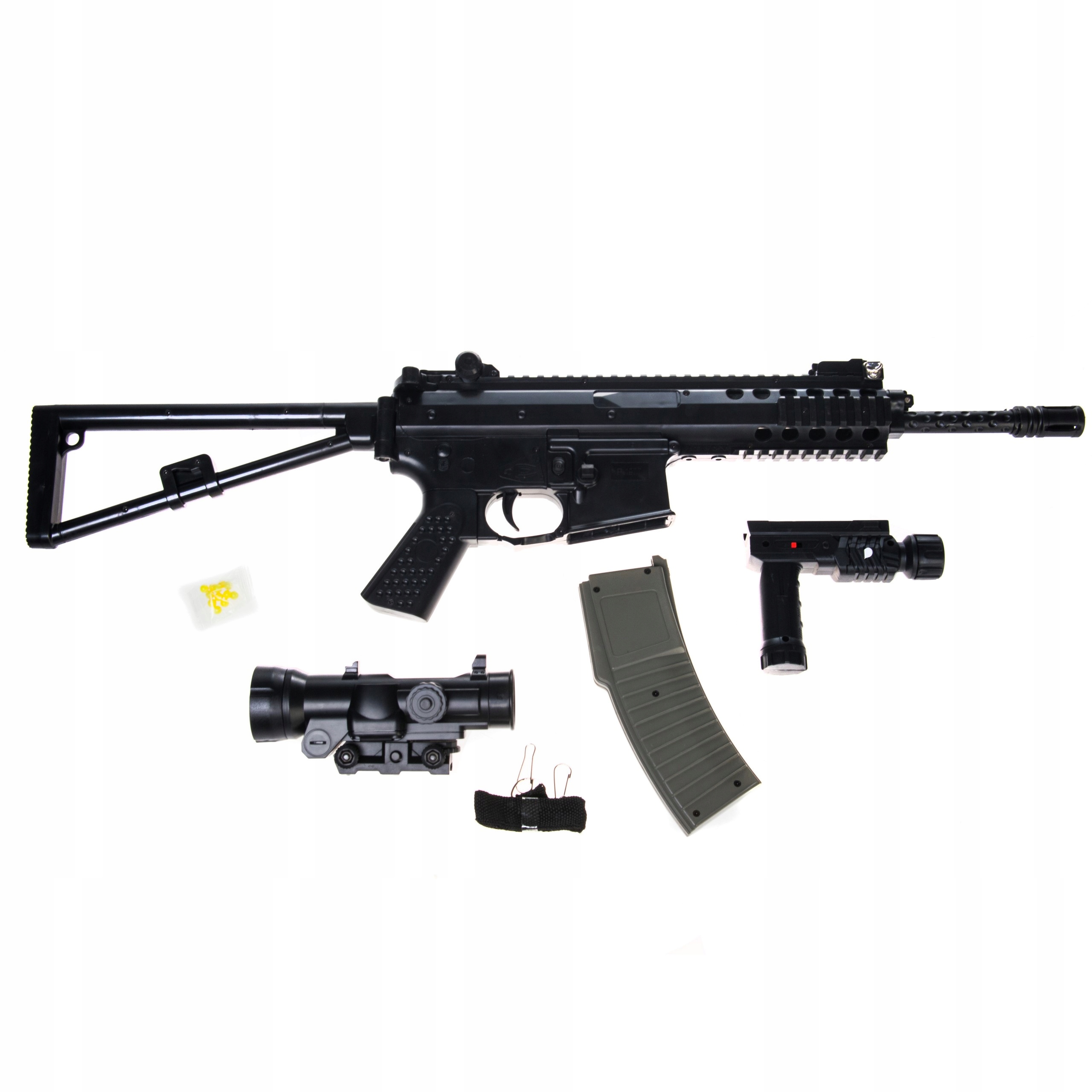 KARABIN MASZYNOWY SNAJPERSKI LUNETA LASER KULKI karabin na kulki EAN (GTIN) 5905249816434