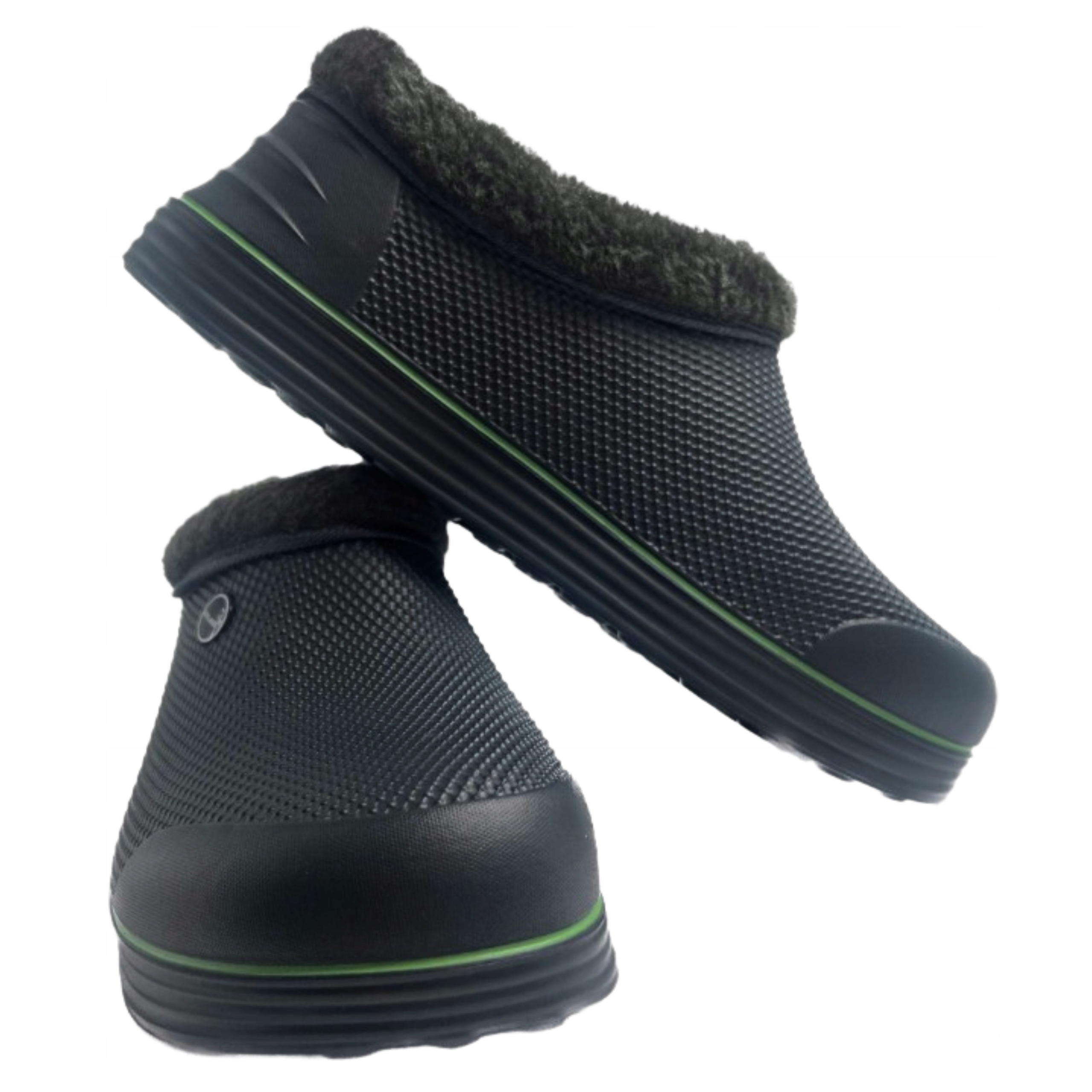 Kroksy Klapki Ocieplane Damskie Kalosze Jesienne Zimowe Oliwka Rozmiar 38 Marka Sunlanse