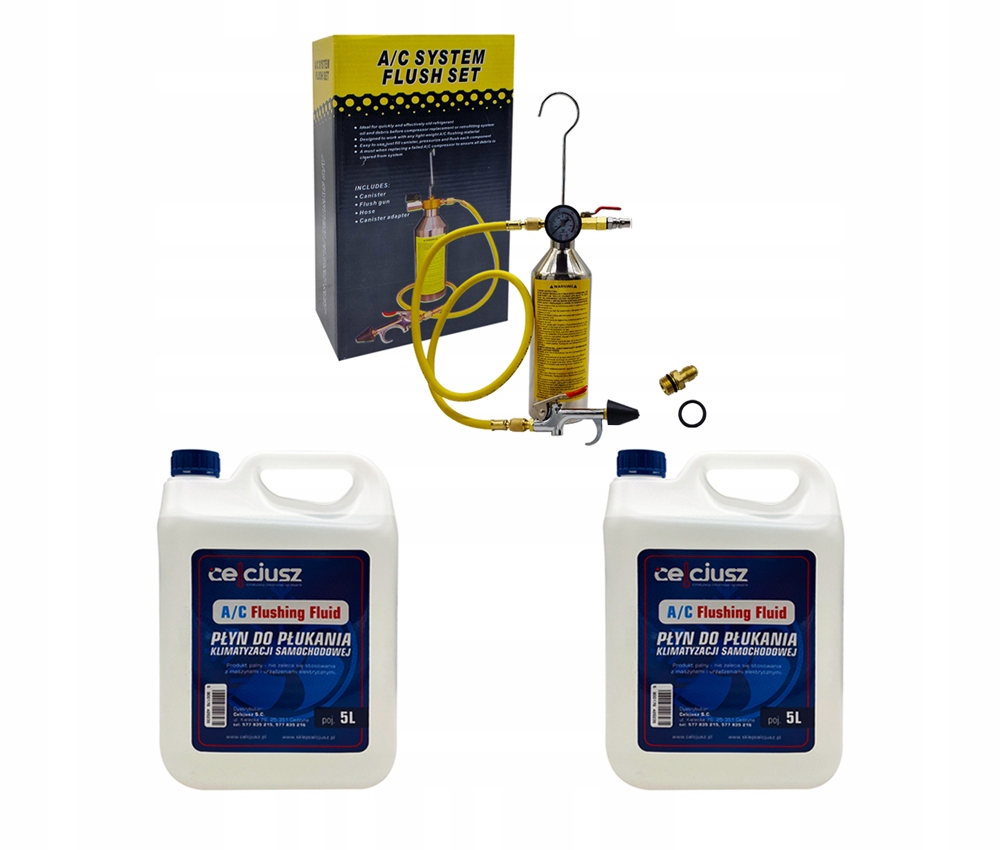 Súprava na oplachovanie klimatizačného systému Kvapalina 10L