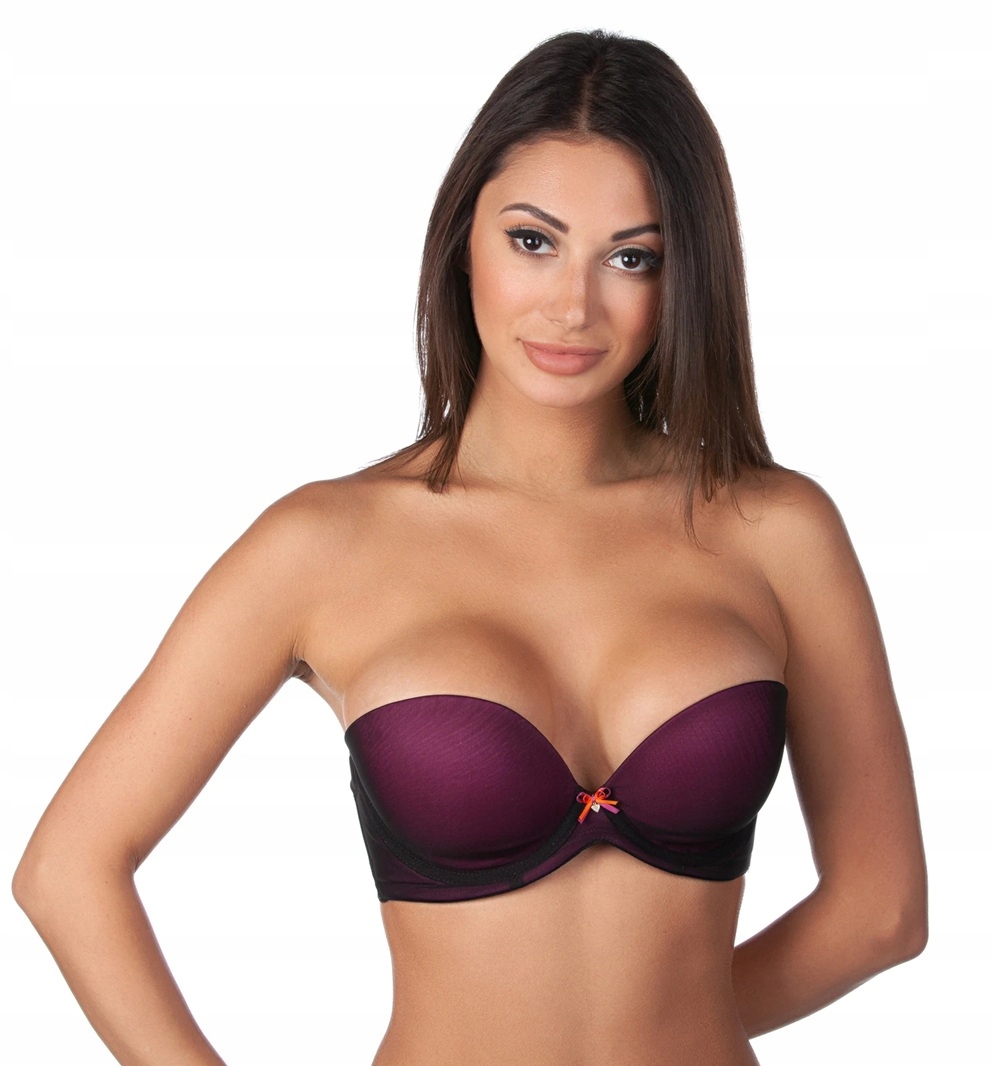 Cleo Podprsenka 60F/28F Neve Strapless Plunge 7460 Black/mage