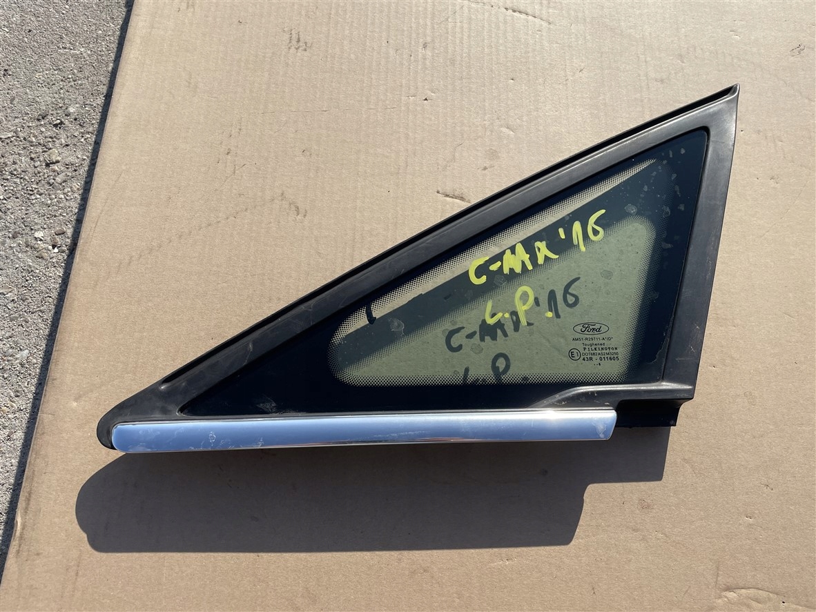 SZYBA TRÓJKĄTNA KAROSERYJNA CHROM LEWY PRZÓD FORD C-MAX MK2 LIFT 10-19R