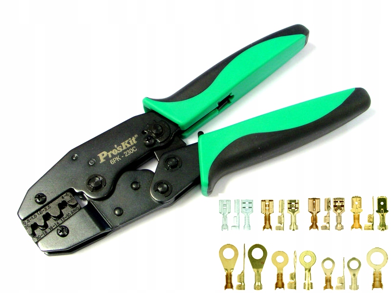 Zaciskarka konektory nieizolowane 0.5 do 6.0mm2