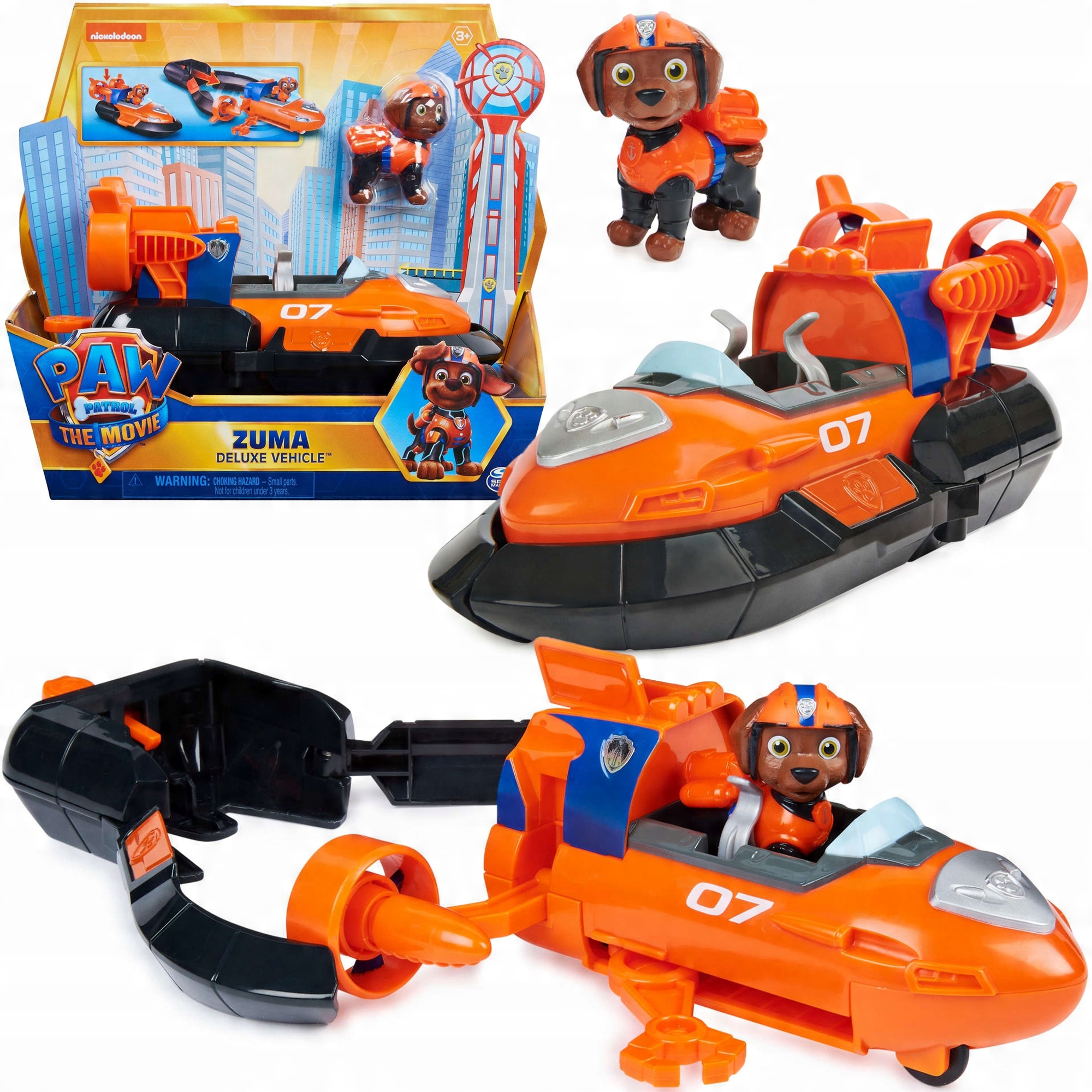 

Psi Patrol The Movie Zuma I Poduszkowiec Deluxe